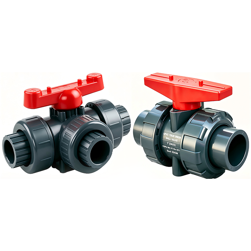 ngineering Plastic 2-Way/3-Way Ball Valve