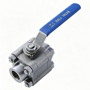 3PC Forged Steel Hard Seal Ball Valve