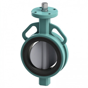 Concentric Rubber Lined Resilient Seated Wafer Type Butterfly Valve