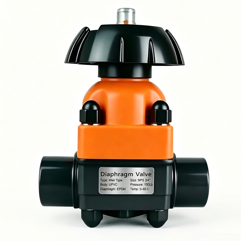 Engineering Plastic Weir-Type Diaphragm Valve