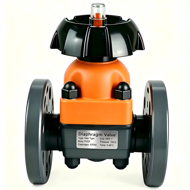 Engineering Plastic Weir-Type Diaphragm Valve