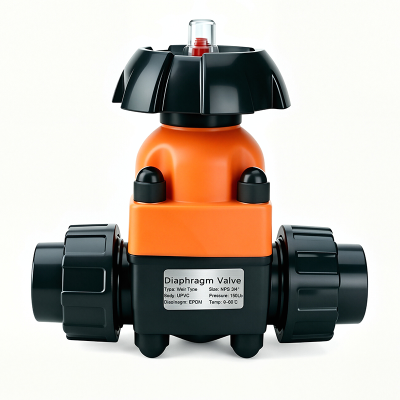 Engineering Plastic Weir-Type Diaphragm Valve