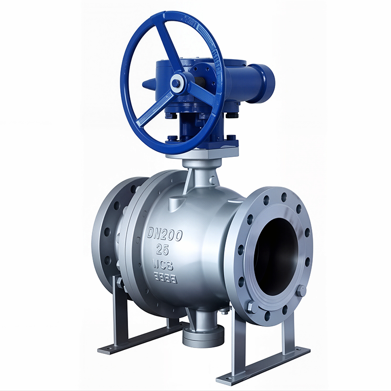 Side Entry Cast Steel Trunnion Ball Valve